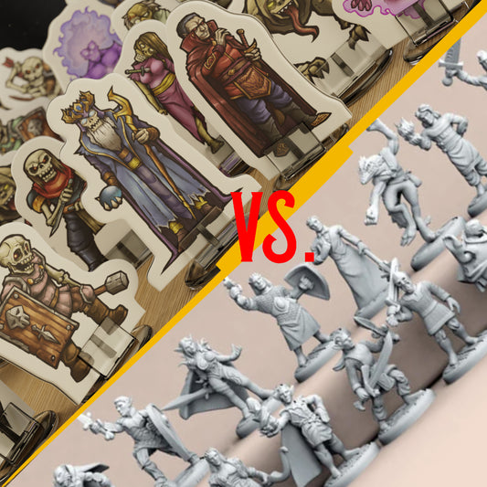Flat 2D vs. 3D Miniatures: Finding Your Perfect Fit for Dungeons & Dragons