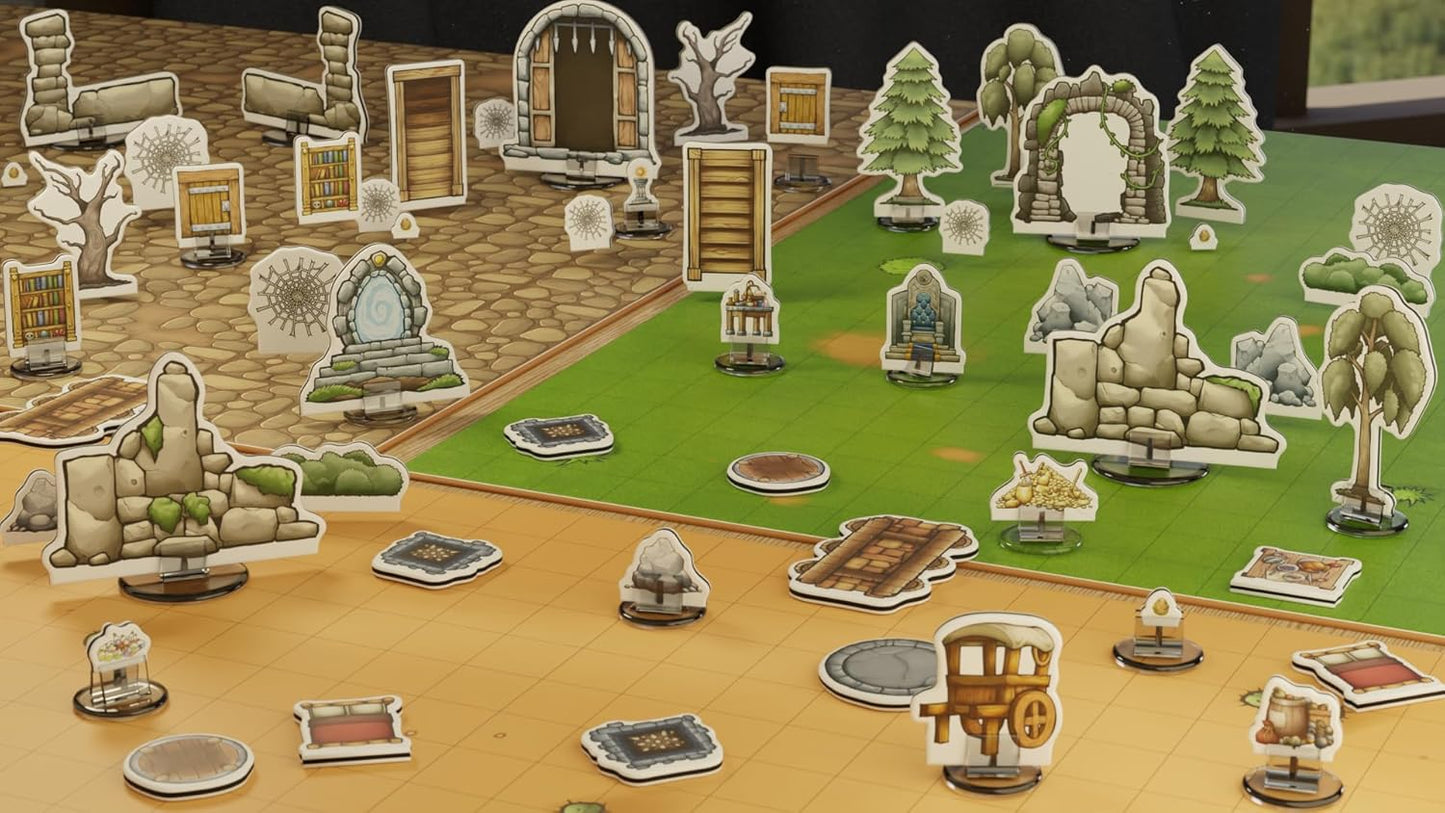 (ADD-ON to Kickstarter order ONLY) - Solid Battle Mat + Bonus 57x Hard Flat Terrain Minis w/ Bases