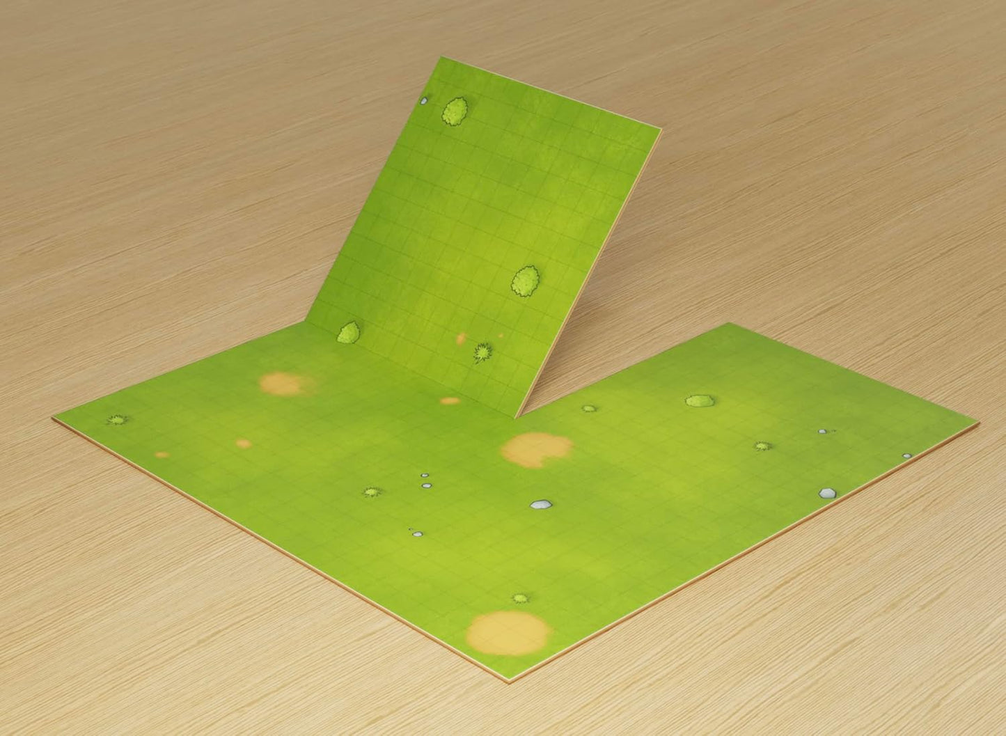 (ADD-ON to Kickstarter order ONLY) - Solid Battle Mat + Bonus 57x Hard Flat Terrain Minis w/ Bases