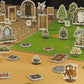 (ADD-ON to Kickstarter order ONLY) - Solid Battle Mat + Bonus 57x Hard Flat Terrain Minis w/ Bases