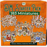 DM Starter Pack - 183 flat D&D miniatures with bases