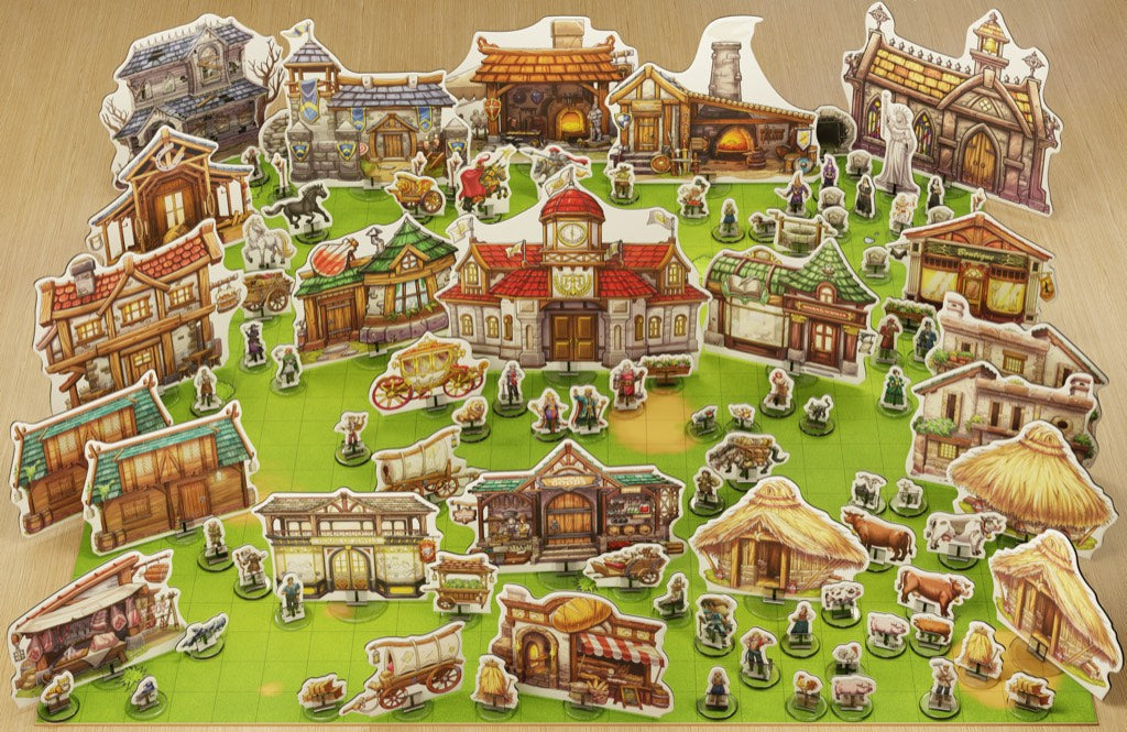 The Village Mega Pack laid out as a complete village