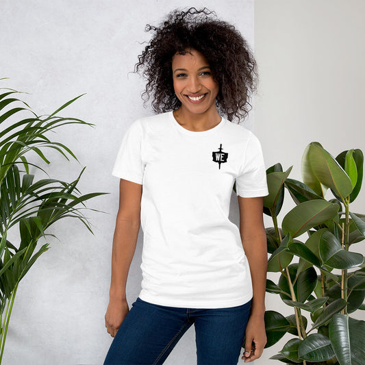 Unisex t-shirt Wanderer's Emporium Logo in Black and White